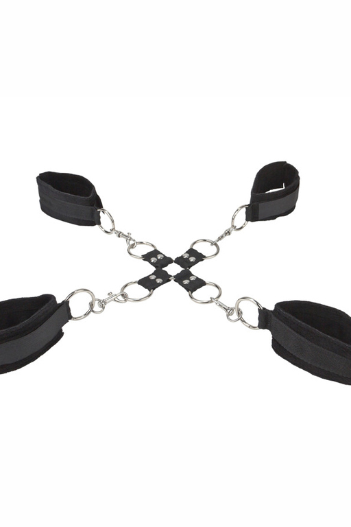 Крестообразные наручники (оковы, фиксаторы) для рук и ног Velcro hand and leg cuffs