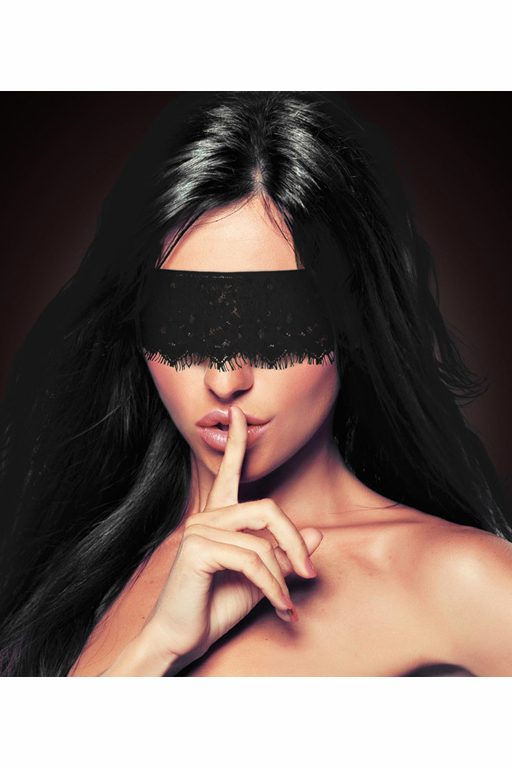 Кружевная маска на глаза закрытого типа (повязка) Mystere Lace Mask