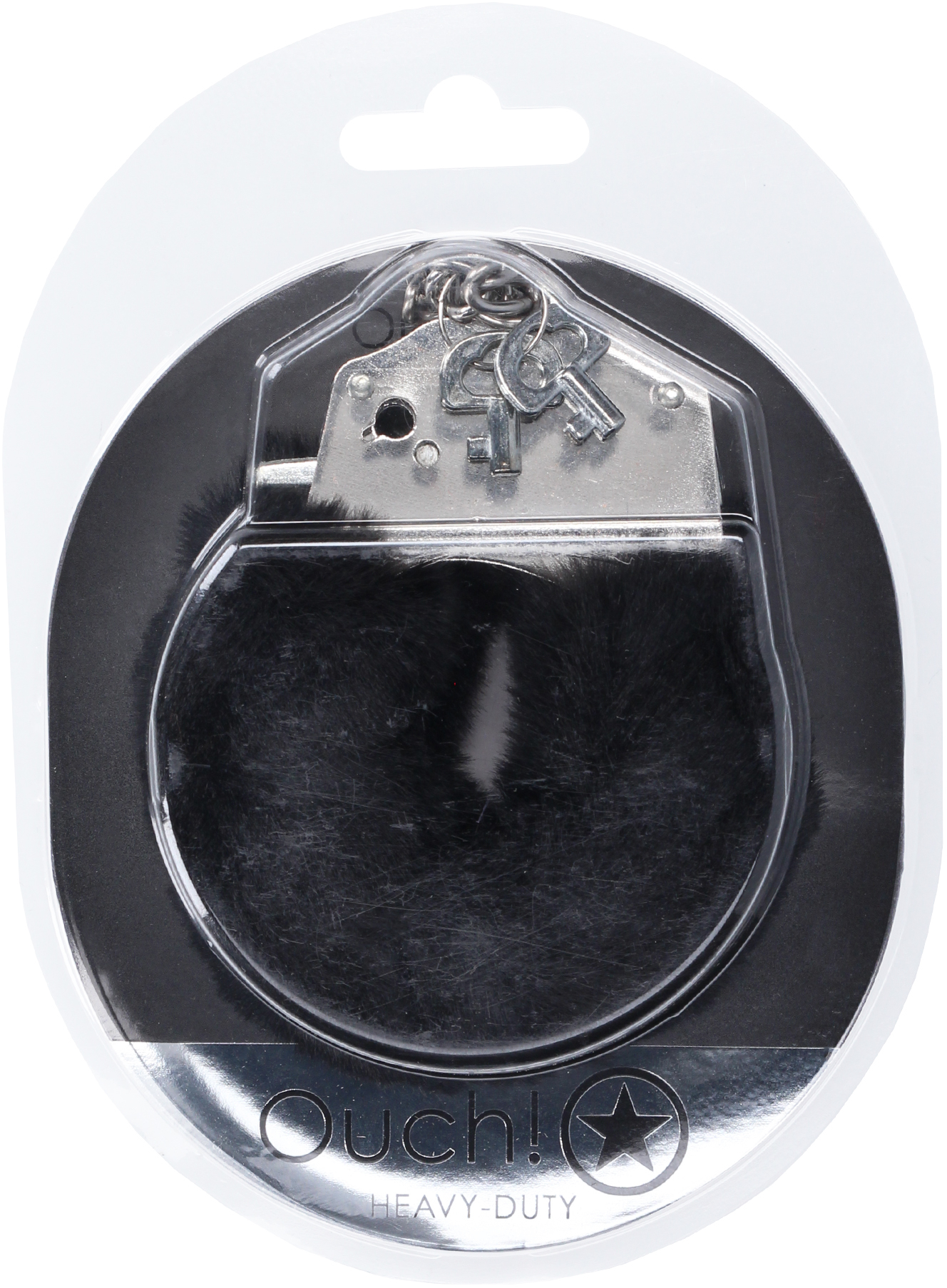 Наручники для эротических игр Heavy-duty Fluffy Handcuffs - Black