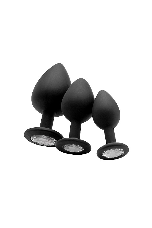 Анальная пробка с кристаллом Diamond Butt Plug (Large)