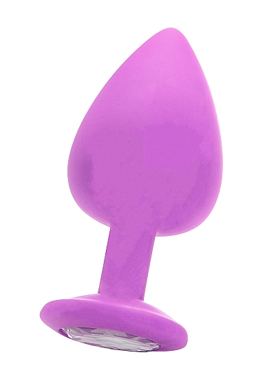 Анальная пробка с кристаллом Diamond Butt Plug (Extra Large )
