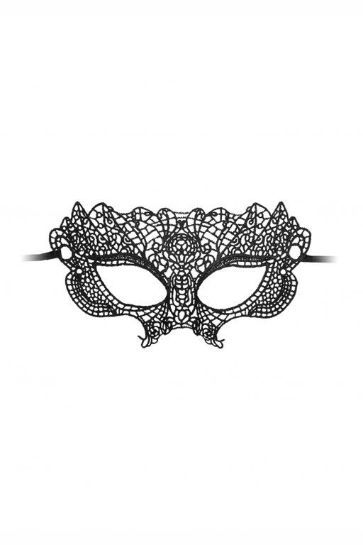 Кружевная маска ручной работы на глаза Princess Black Lace Mask