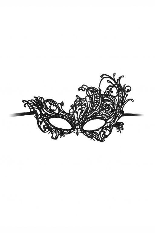 Кружевная маска ручной работы на глаза Royal Black Lace Mask