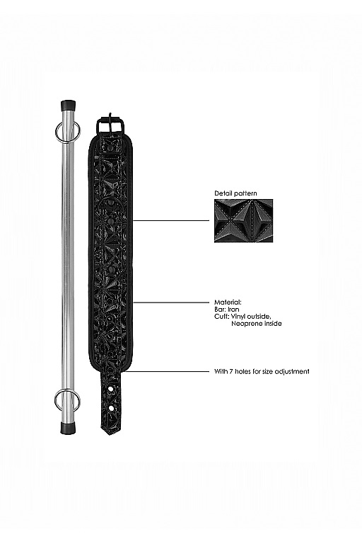Наножники с фиксатором Luxury Spreader Bar