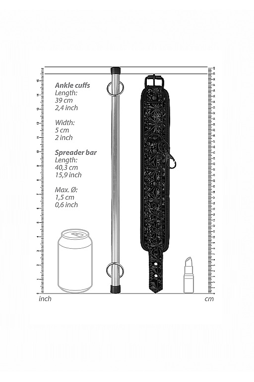 Наножники с фиксатором Luxury Spreader Bar