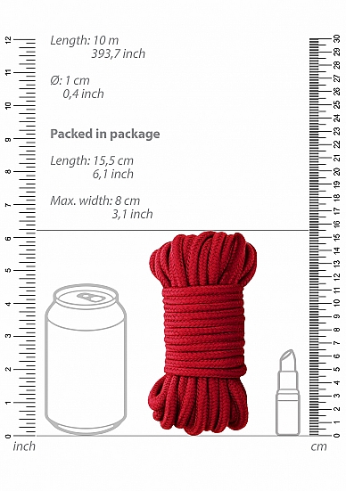 Веревка для связывания Thick Bondage Rope 10 м.