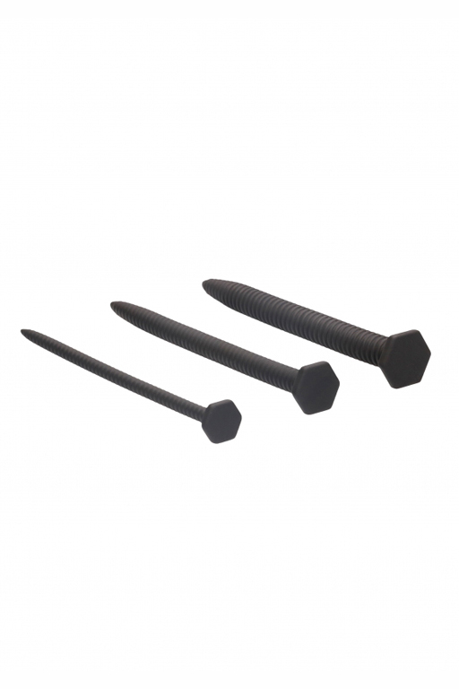 Набор из трех стимуляторов уретры (струн) Silicone Screw Plug Set