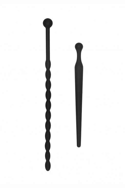 Набор из двух уретральных стимуляторов (струн) Beginners Silicone Plug Set