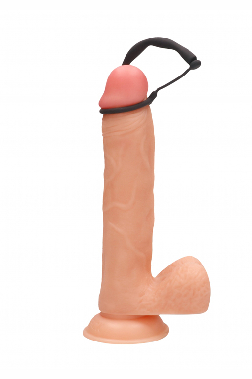 Стимулятор уретры с кольцом на головку Silicone Plug & Cock Ring Set