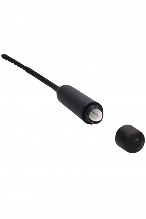 Стимулятор уретры с вибрацией Vibrating Bullet Plug With Beaded Tip