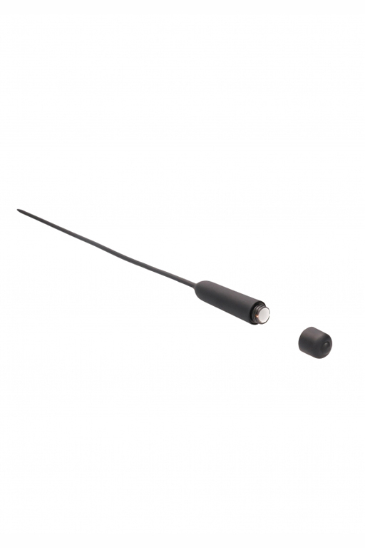 Стимулятор уретры с вибрацией Silcone Vibrating Bullet Plug Extra Long