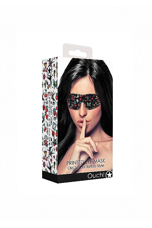 Маска Printed Eye Mask Old School Tattoo Style
