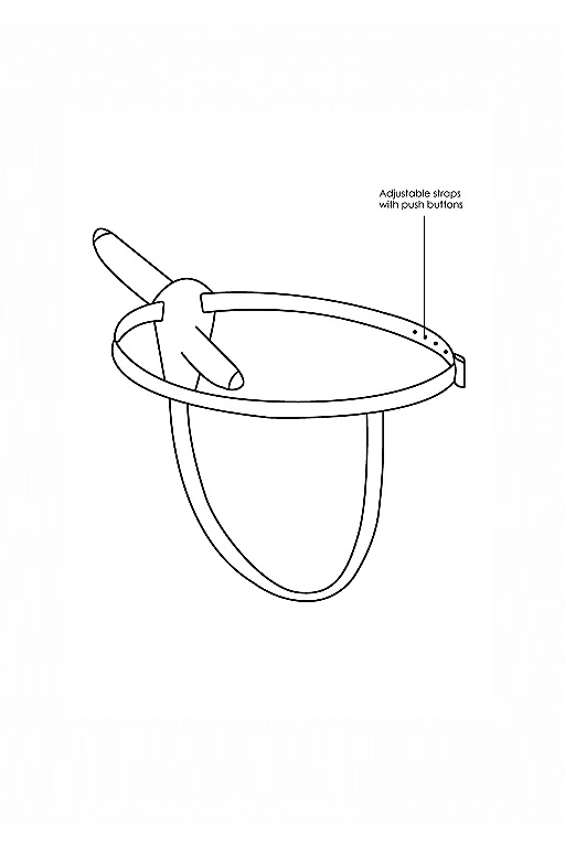 Двойной страпон Adjustable