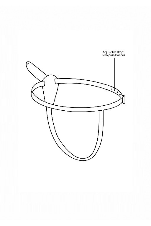 Страпон Adjustable с вибрацией