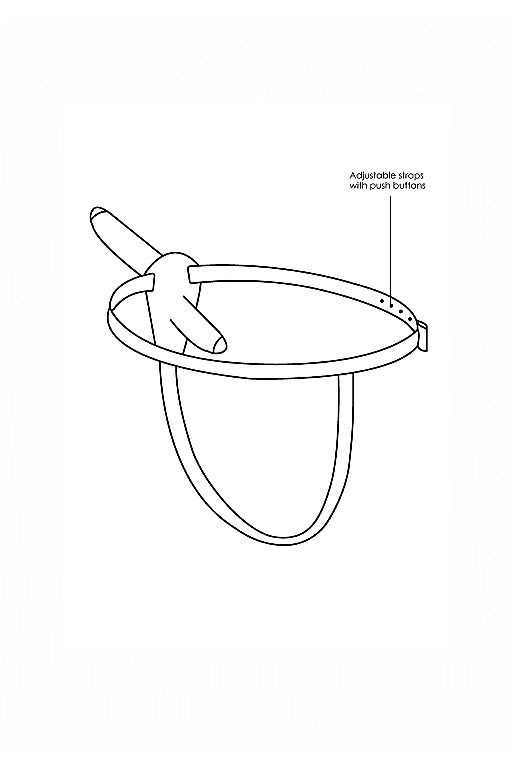 Двойной страпон Adjustable с вибрацией