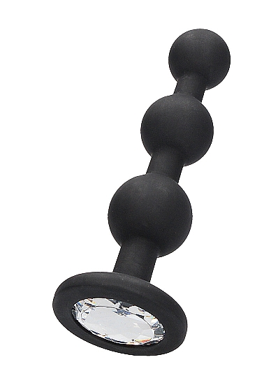 Анальная елочка Beaded Diamond Butt Plug
