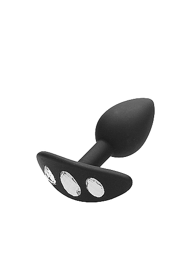 Анальная пробка с кристаллом Diamond Butt Plug With Handle
