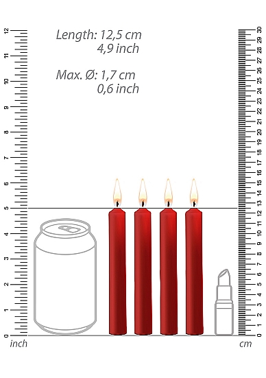 Набор восковых BDSM-свечей Teasing Wax Candles