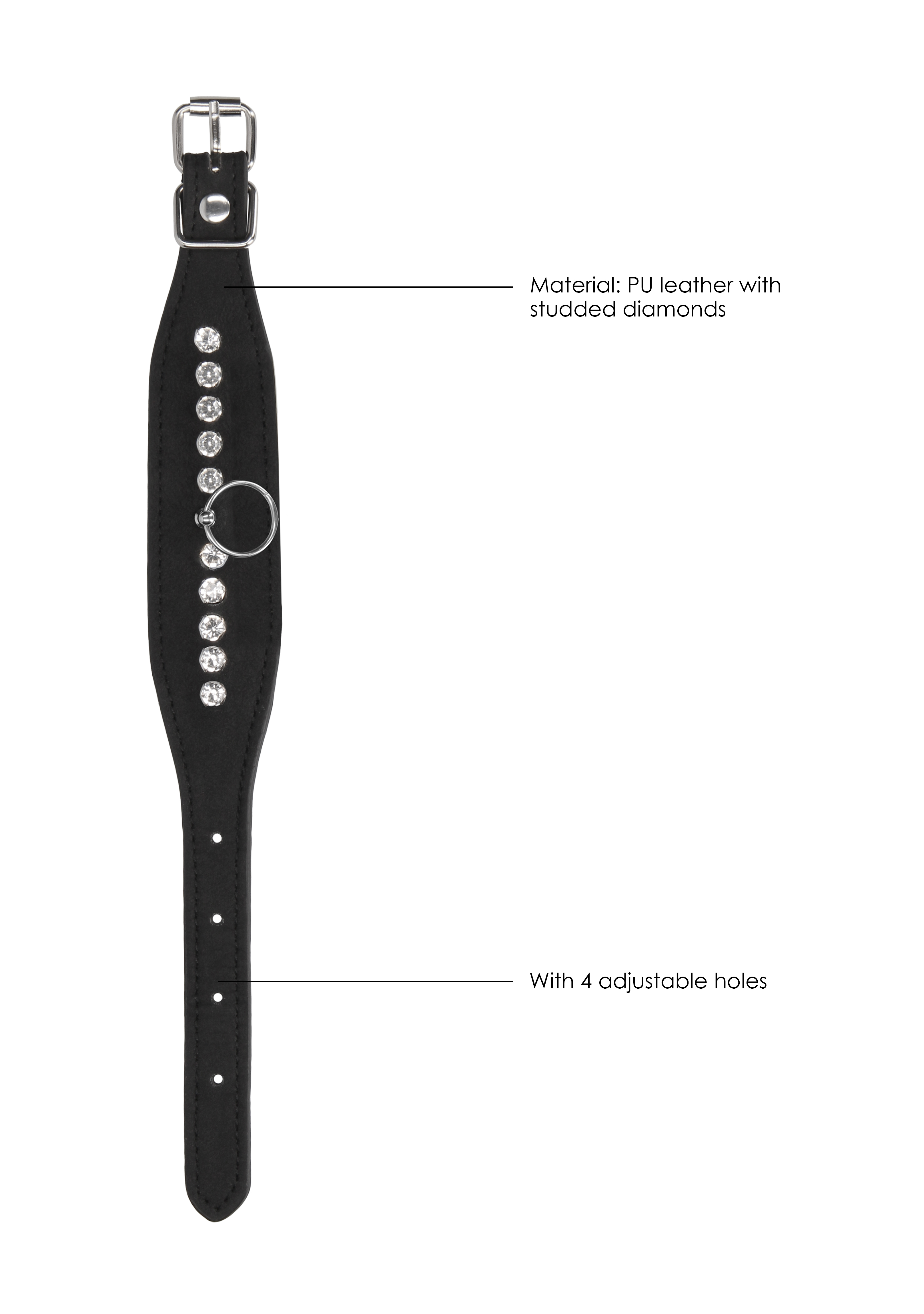Наручники Diamond Studded Wrist Cuffs