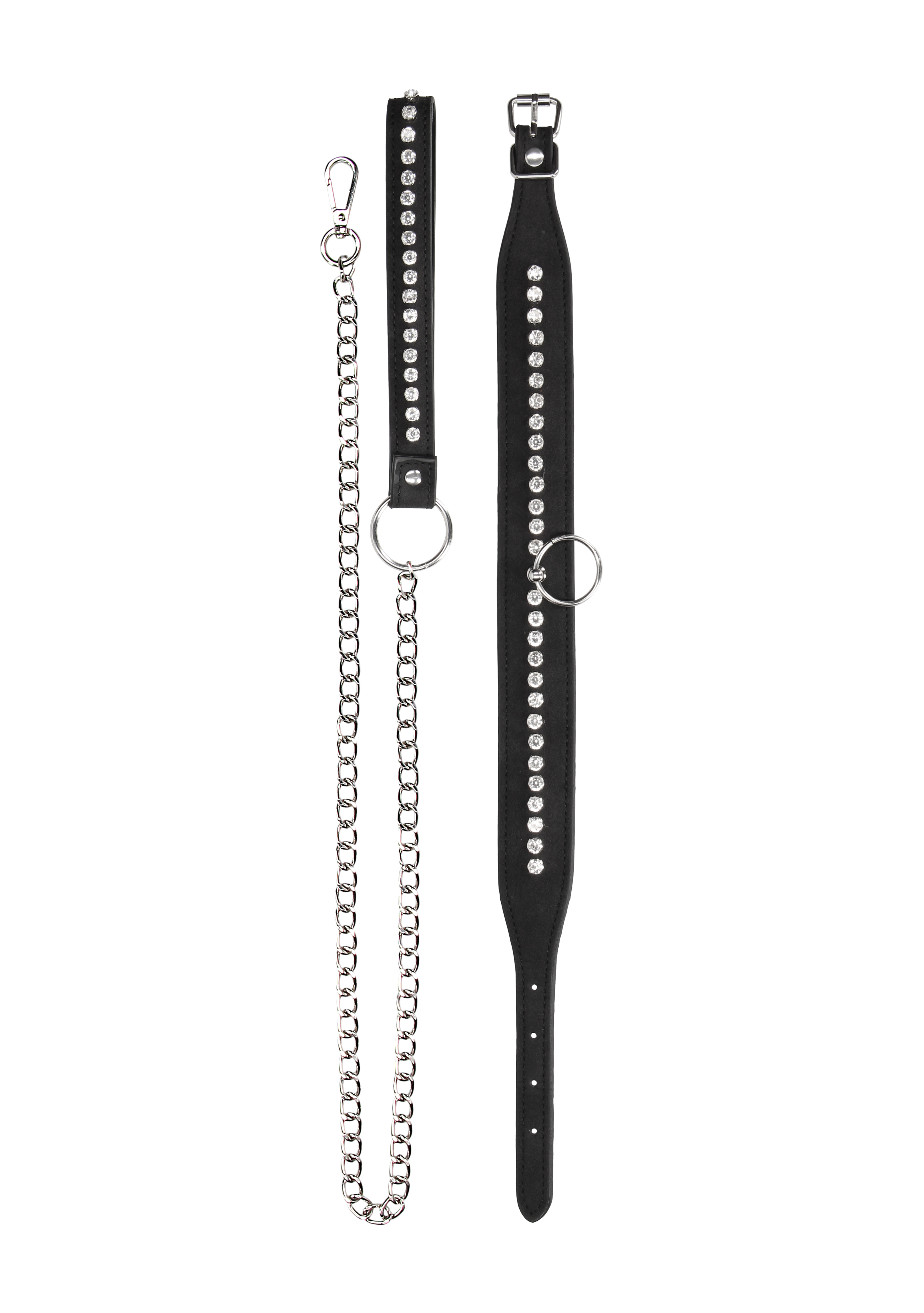 Ошейник Diamond Studded Collar With Leash