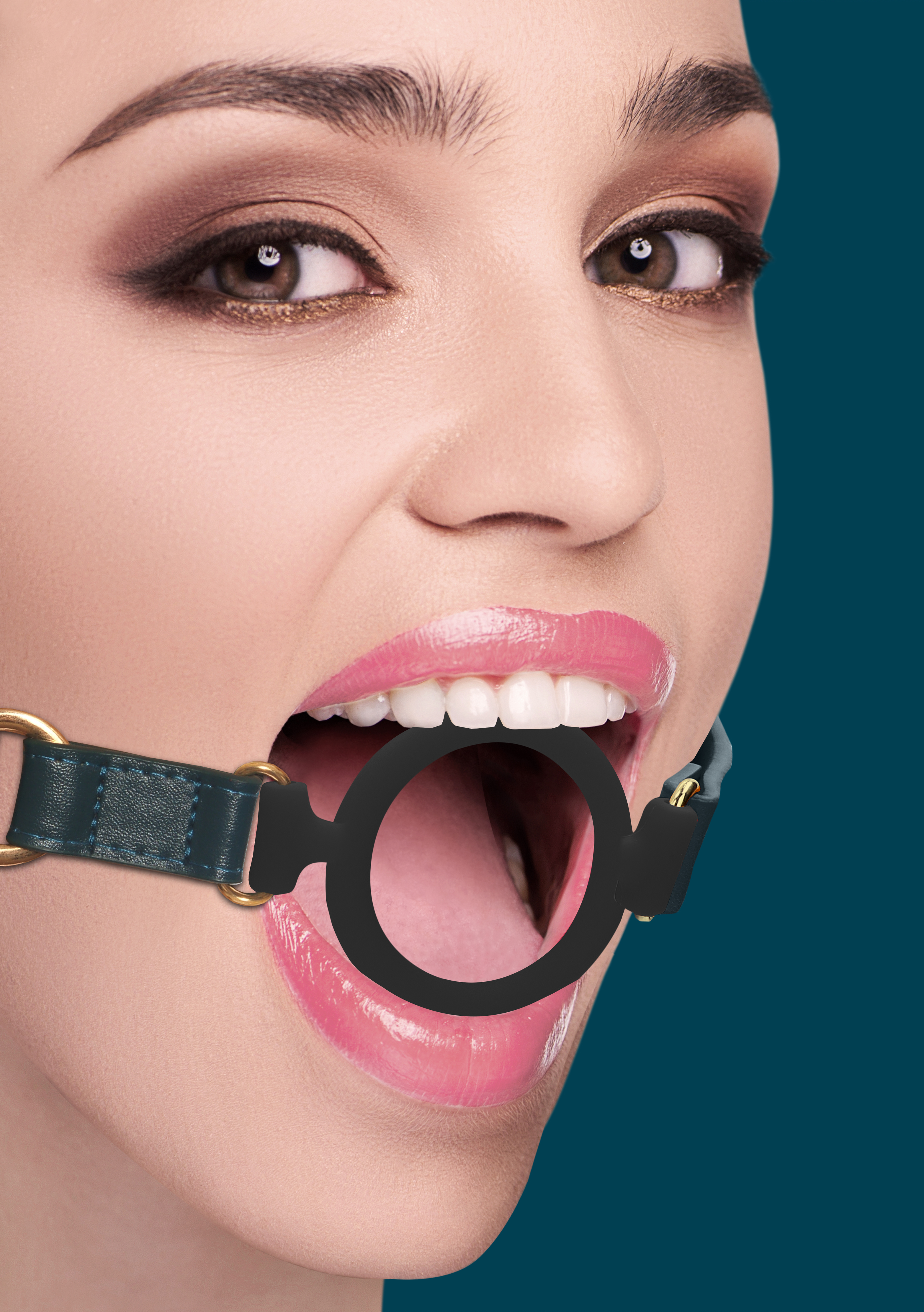 Кляп с креплением Ouch Ouch! - Silicone Ring Gag - Green