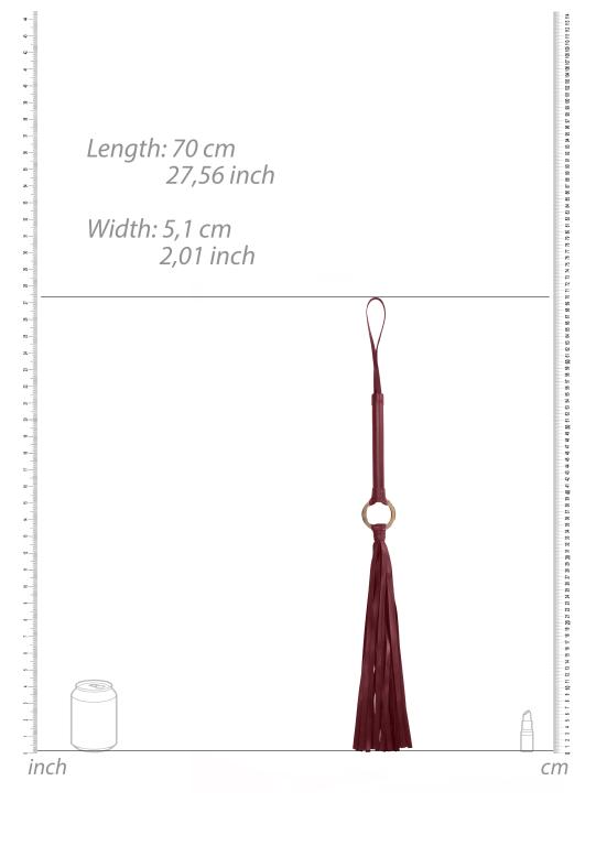 Хлыст Ouch Ouch! - Flogger - Burgundy