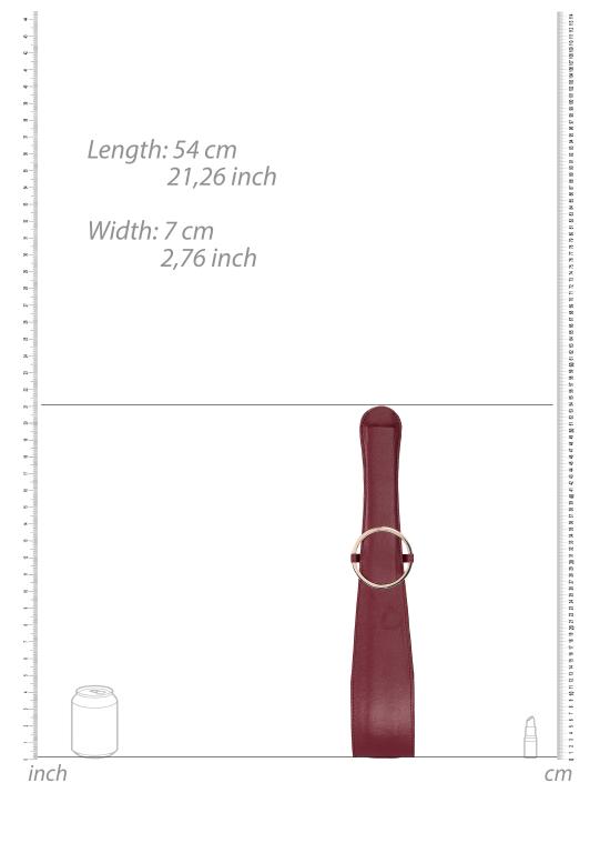 Шлепалка  Ouch Ouch! - Belt Flogger - Burgundy