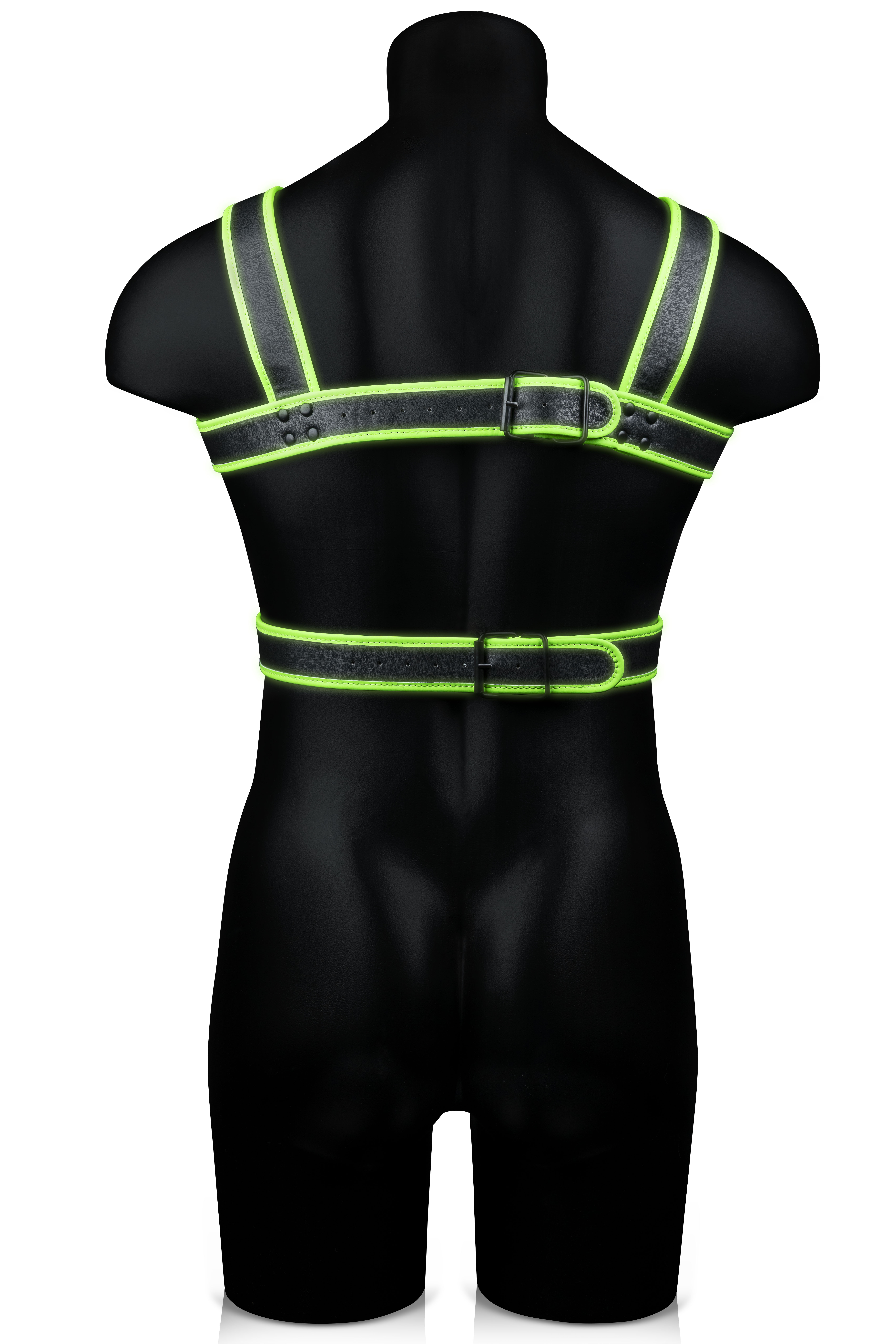 Портупея Body Harness - Glow in the Dark (S/M)