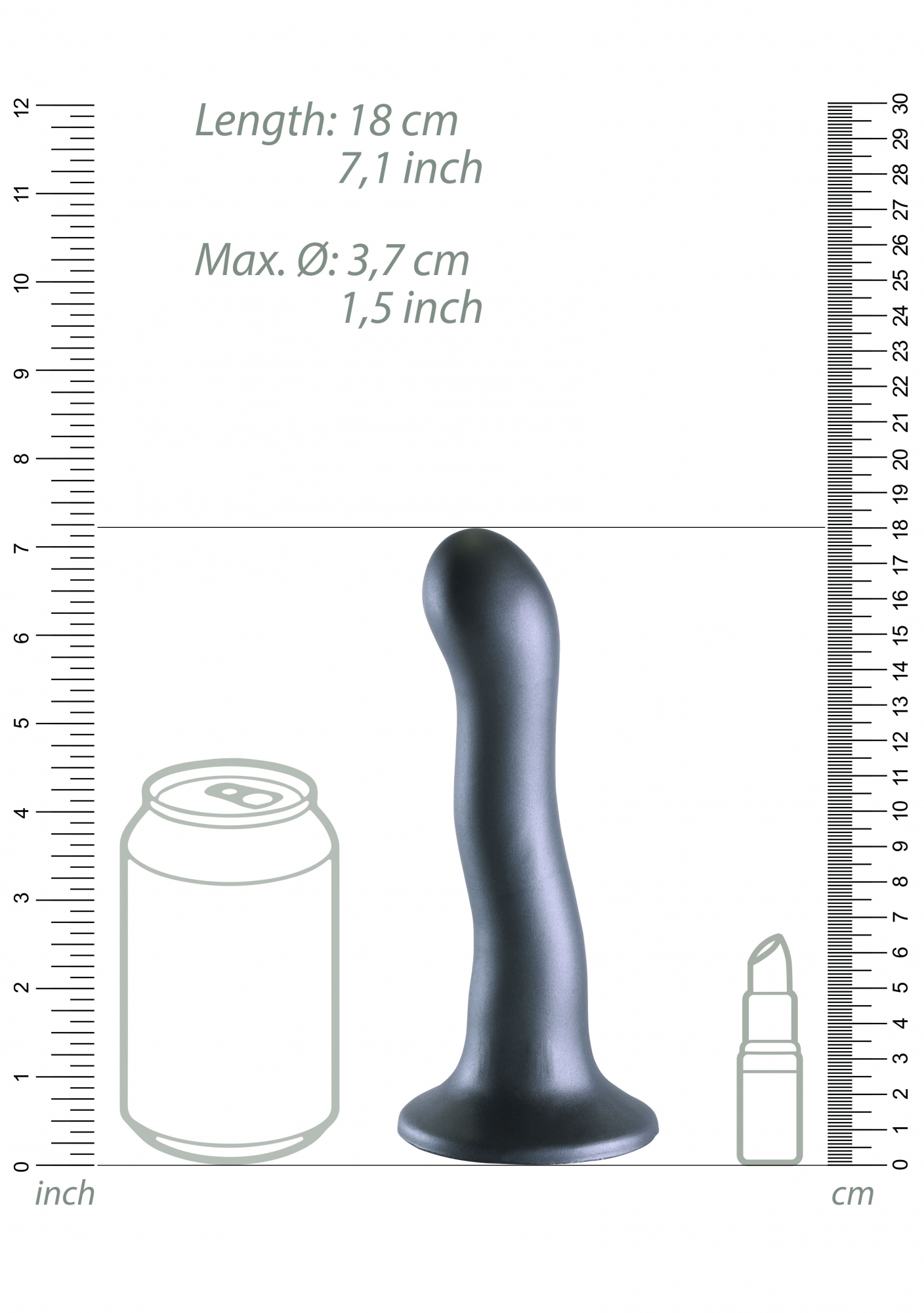 Фаллоимитатор Ultra Soft - 17 см