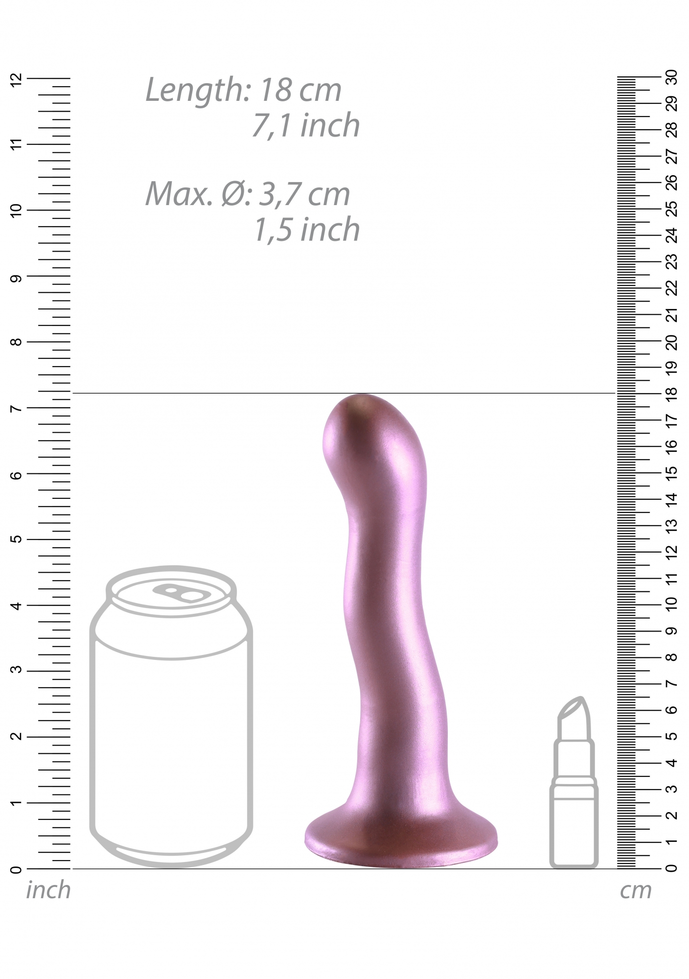 Фаллоимитатор Ultra Soft - 17 см