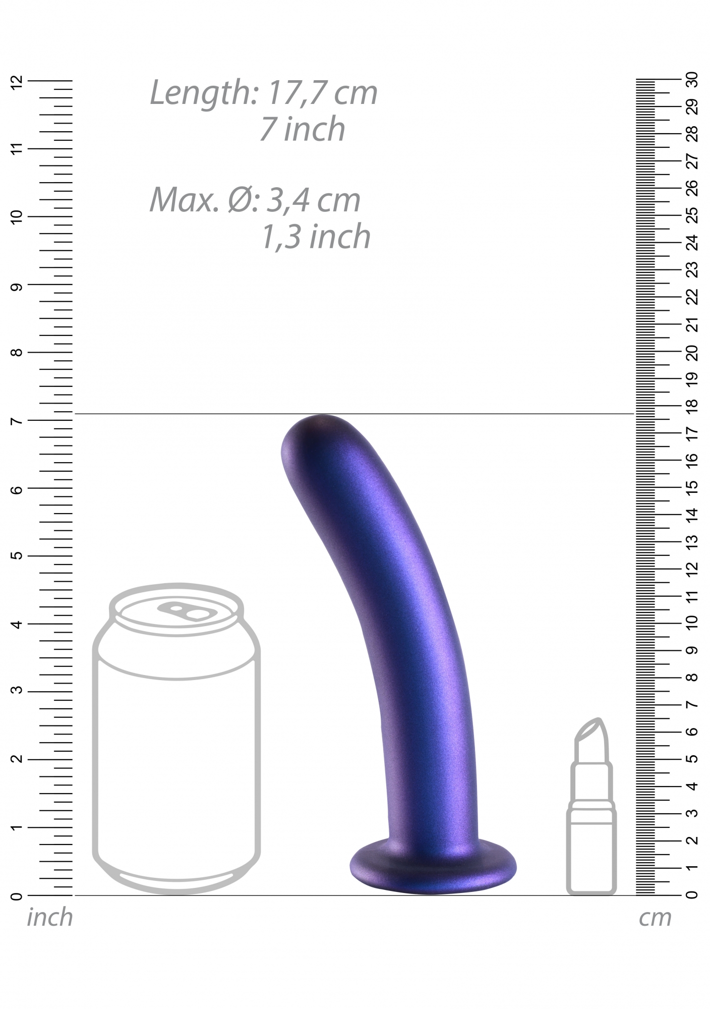 Фаллоимитатор Smooth G-Spot - 17 см