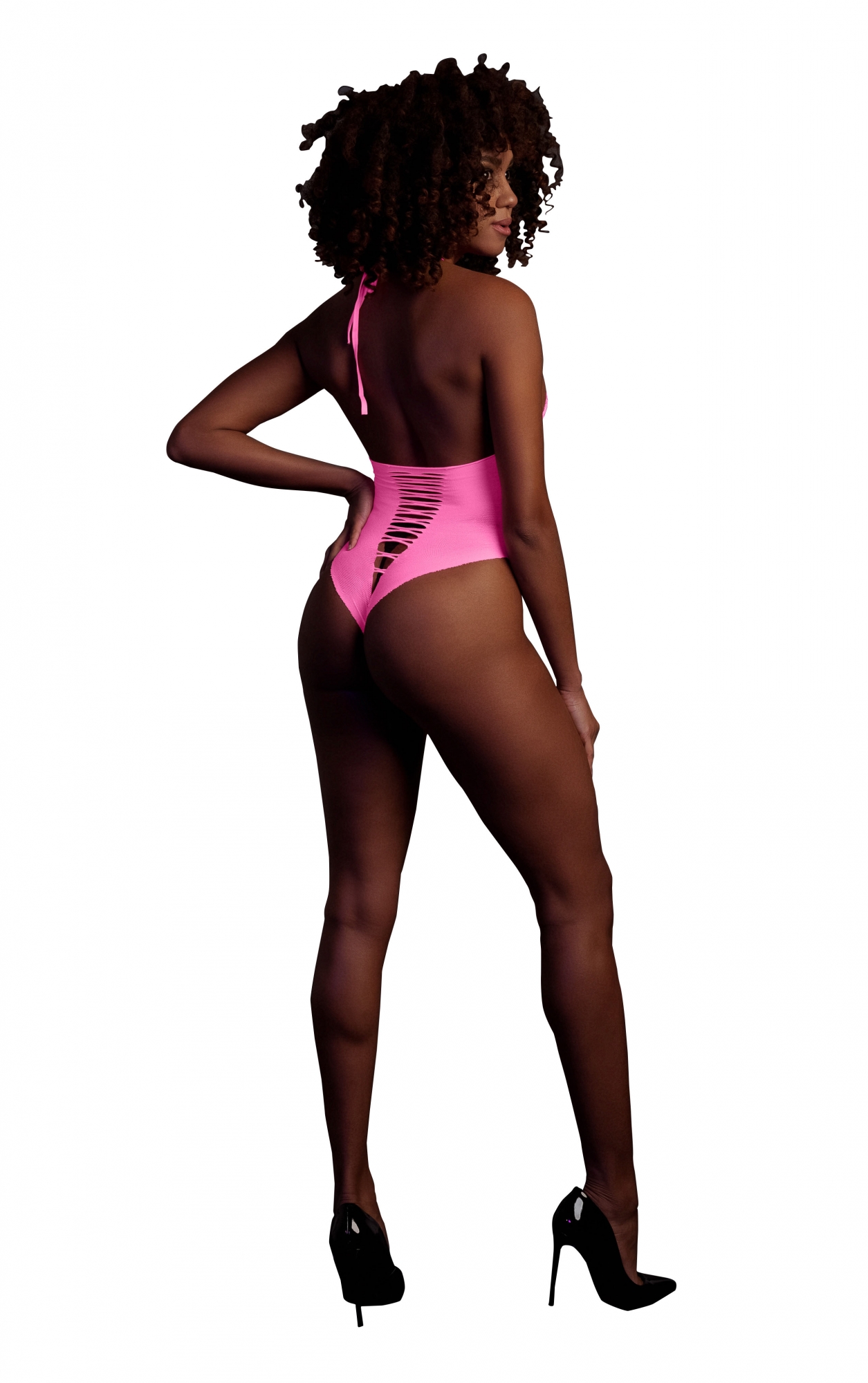 Боди High-Cut Body - Neon Pink - XS/XL