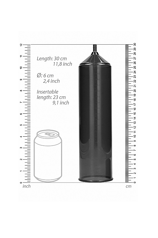 Ручная вакуумная помпа для мужчин с насосом в виде поршня Deluxe Beginner Pump