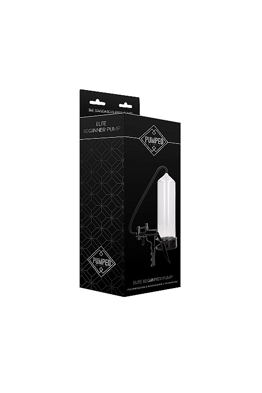 Ручная вакуумная помпа для мужчин с насосом в виде пистолета Elite Beginner Pump