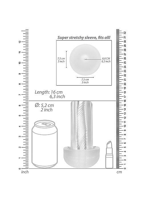 Автоматическая вакуумная помпа Rechargeable Automatic Cyber Pump with Sleeve - Transparent