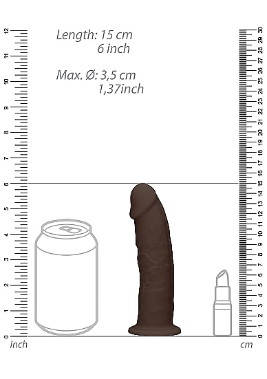 Фаллоимитатор без мошонки Silicone Dildo Without Balls - 15,3 см.