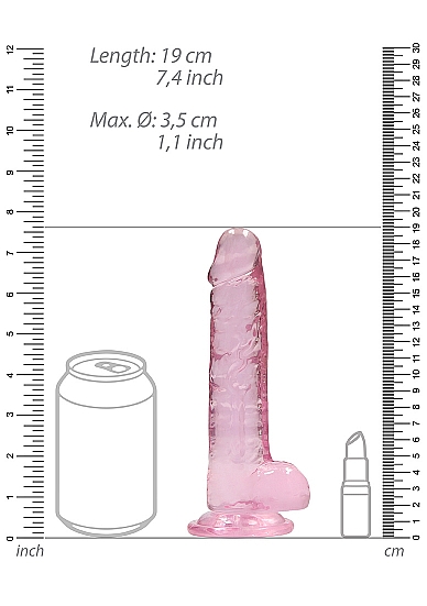 Фаллоимитатор 18 см. Realistic Dildo With Balls