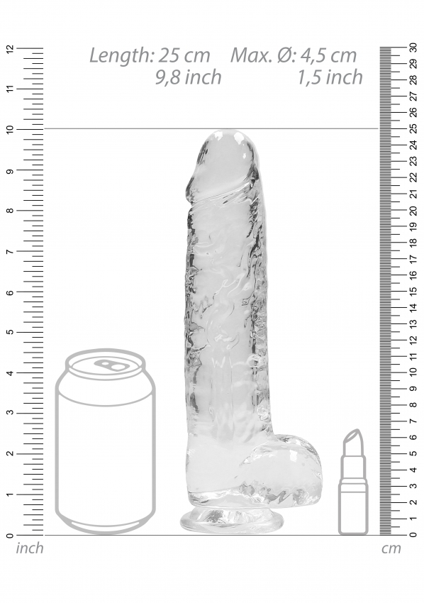 Фаллоимитатор 23 см. Realistic Dildo With Balls