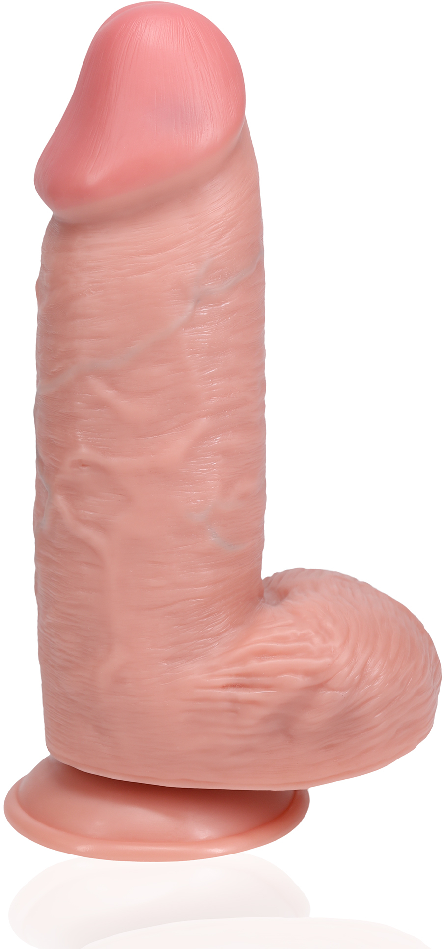 Фалоимитатор из ПВХ Extra Thick Straight with Balls 8" / 20,3 cm