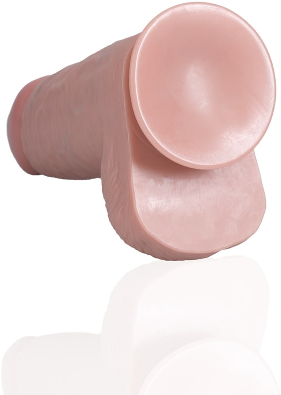 Фалоимитатор из ПВХ Extra Thick Straight with Balls 8" / 20,3 cm