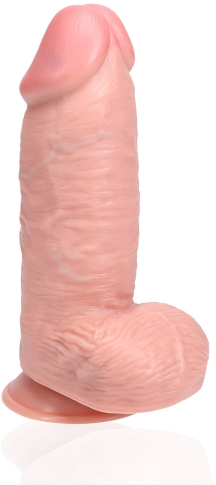 Фалоимитатор из ПВХ Extra Thick Straight with Balls 8" / 20,3 cm