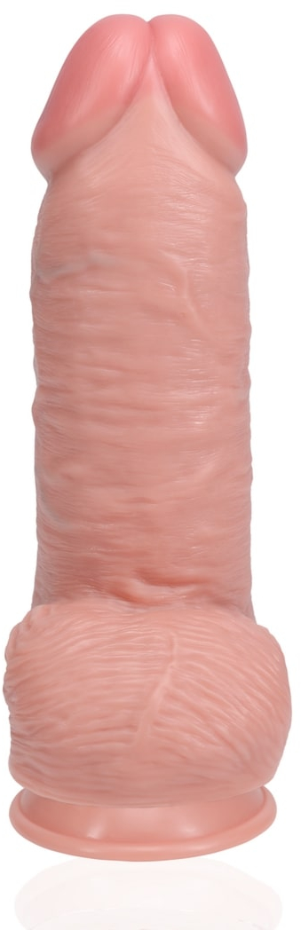 Фалоимитатор из ПВХ Extra Thick Straight with Balls 8" / 20,3 cm