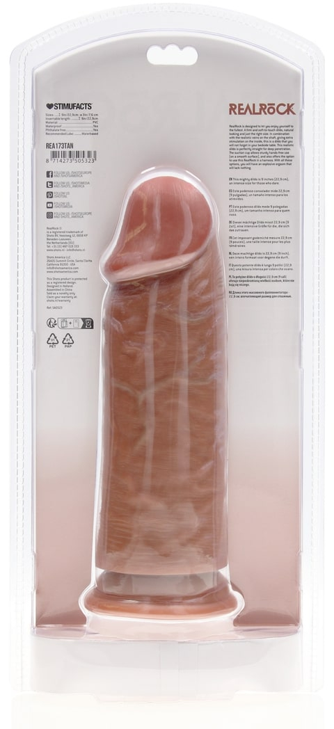 Фалоимитатор из ПВХ Extra Thick Straight without Balls 9" / 23 cm