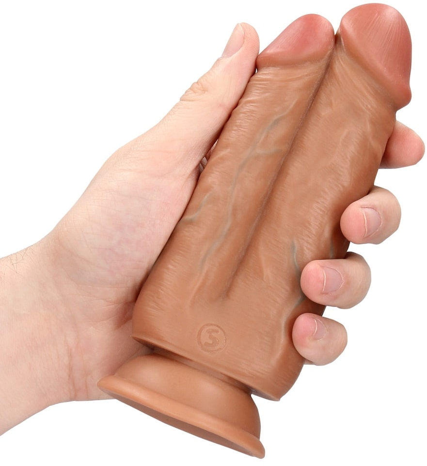 Двойной фалоимитатор из ПВХ Two in One Dildo 5"/6" - 12,7/15,2 cm