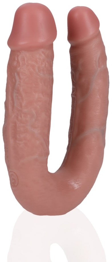 Двухсторонний фалоимитатор из ПВХ U Shaped Double Dildo 5" / 12,7 cm