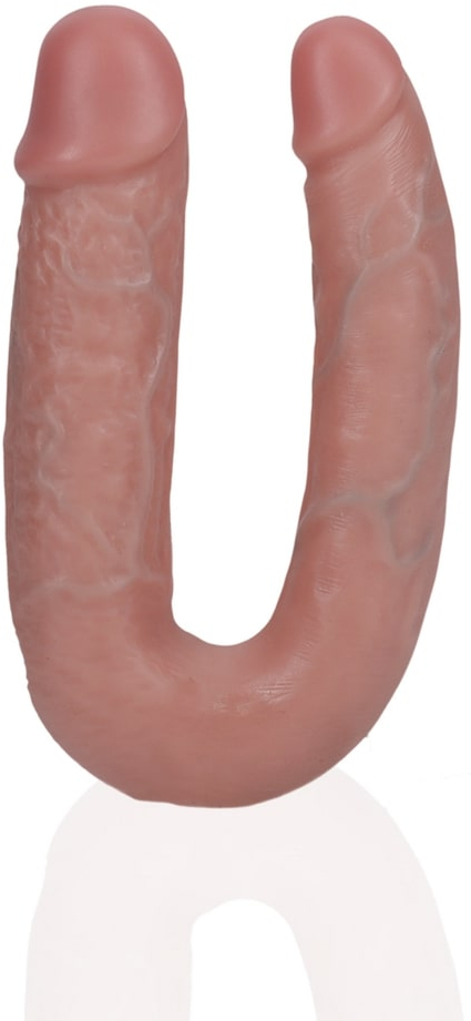 Двухсторонний фалоимитатор из ПВХ U Shaped Double Dildo 5" / 12,7 cm
