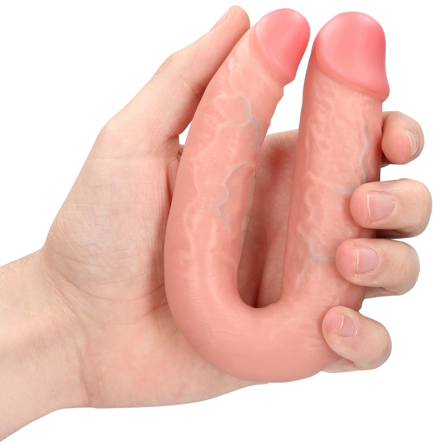 Двухсторонний фалоимитатор из ПВХ U Shaped Double Dildo 5" / 12,7 cm
