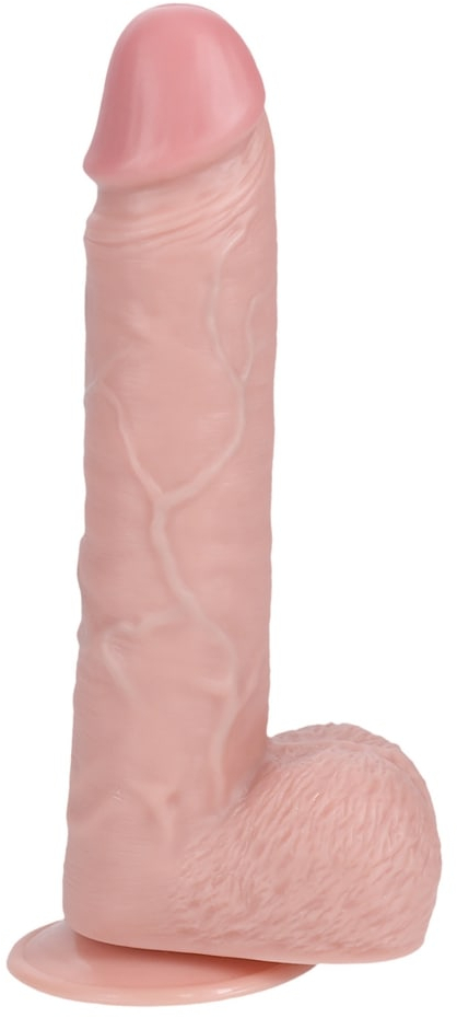 Фаллоимитатор с функцией вибрации и ротации - 8" / 20,5 cm.