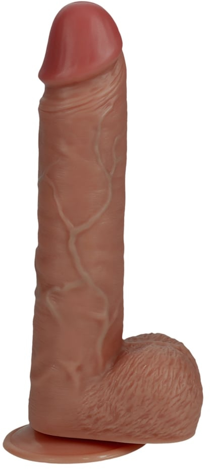 Фаллоимитатор с функцией вибрации и ротации - 8" / 20,5 cm.