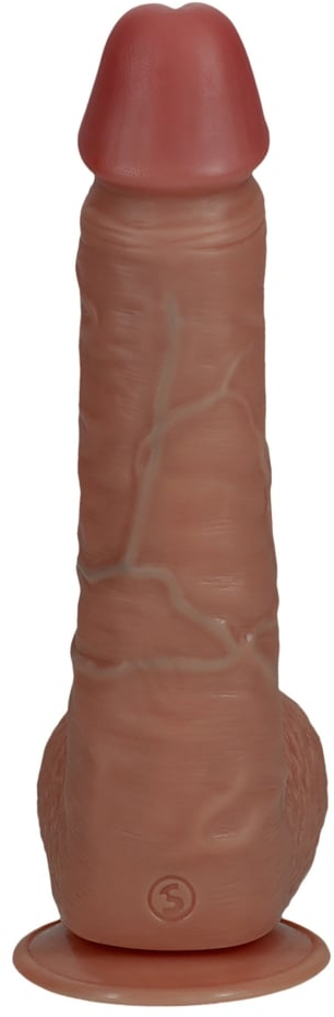Фаллоимитатор с функцией вибрации и ротации - 8" / 20,5 cm.
